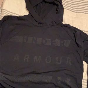 Under armour long sleeve with hoodie